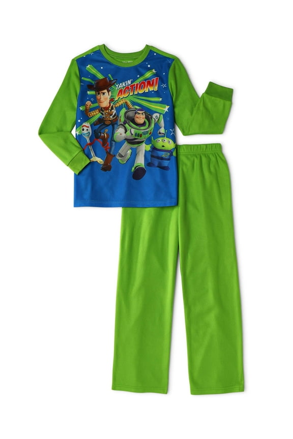 Toy Story Boys Flannel Pajamas, 2-Piece Set