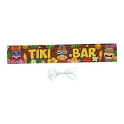 Door Banner Decorative Luau Party Decoration for Hawaiian Photo Props Wall Style A