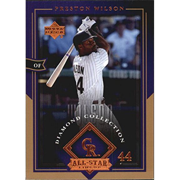 2004 UD Diamond All-Star #30 Preston Wilson MLB Baseball Trading Card