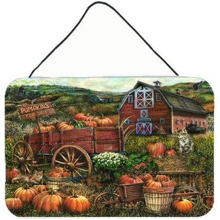 - Caroline's Treasures Pumpkin Patch and Fall Farm by Tom Wood Painting Print Plaque