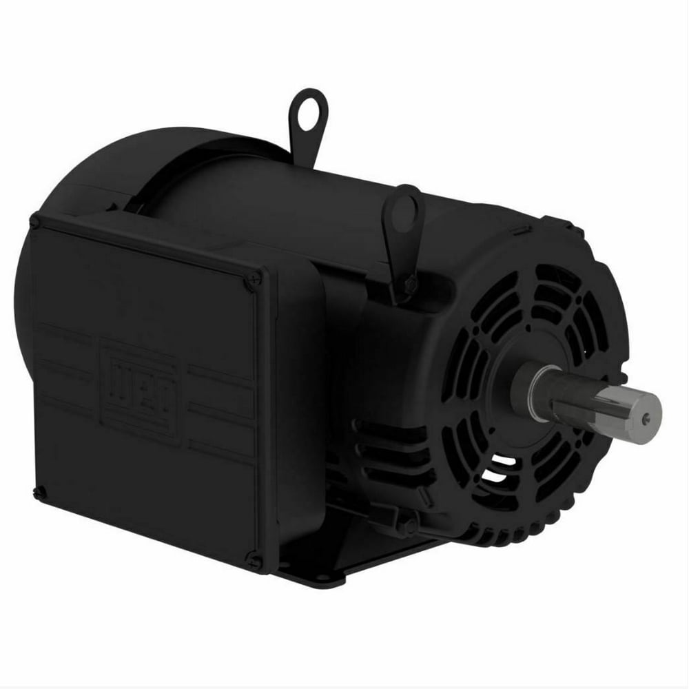 WEG 10 HP Single Phase 1750 RPM Air Compressor Duty Electric Motor 215T Frame
