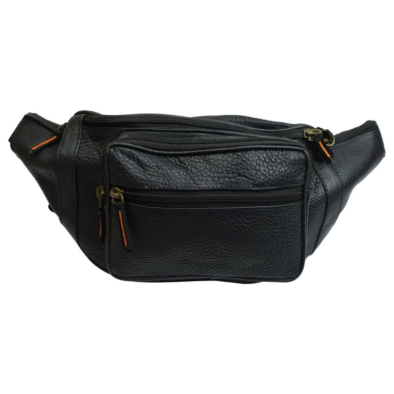 Genuine Leather Men Fanny Pack Waist Bag: Murse Man Purse | Mens Bag |  Pouch Waist Bag