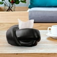 thumbnail image 4 of Stylish Tissue Box Cover Housewarming Gift Decor for organizer countertop tissue Home End Table Hotel Black, 4 of 9