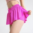 thumbnail image 1 of Shorts Athlétiques Décontractés pour Femmes Haute Élasticité et Doux pour Vélo Cyclisme Randonnée L Rose Fluorescent, 1 of 6