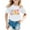 0-White3271, variant on Tiijoy Girls Birthday T Shirt Cute Letter Short Sleeved Round Neck T-Shirt, Sizes 1-13