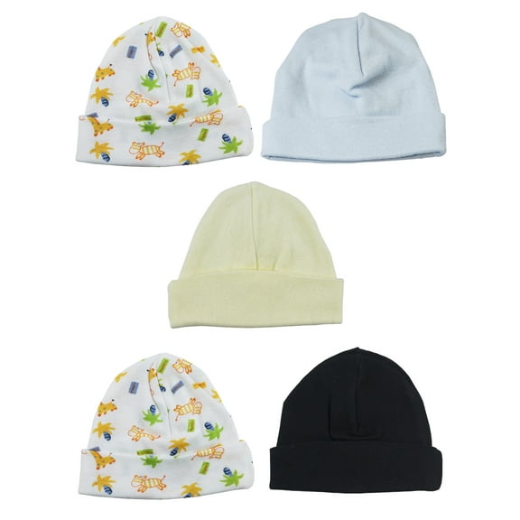Bambini Boys Baby Caps (Pack of 5)