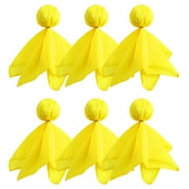 MODANU 6 Pack Football Penalty Flag Sports Fan Tossing Flags for Football Party Games Accessory (Yellow)