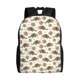 thumbnail image 1 of Disketp Colorful Armadillos1 Mochila Unisex de Apertura Lateral Completa, Mochila para Laptop para Escuela, Trabajo y Viajes, 1 of 8