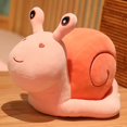 thumbnail image 1 of 20-60cm cartoon snail plush toy children's gift lovely animal pillow snail Doll Girl Birthday Gift creative Christmas giftpink30cm Deng Xun unisex, 1 of 2