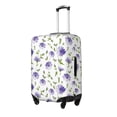 thumbnail image 2 of Vsdgher Purple Chicory Print Luggage Cover Washable Suitcase Cover Protector Anti-scratch Suitcase cover Fits 18-32 Inch Luggage, 2 of 8