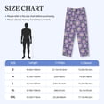 thumbnail image 4 of Pofeuu Daisies Flowers Print Men's Pajama Pants, Soft Lounge Pajama Pants with big pockets for Men Plaid Pj Bottoms-X-Large, 4 of 6