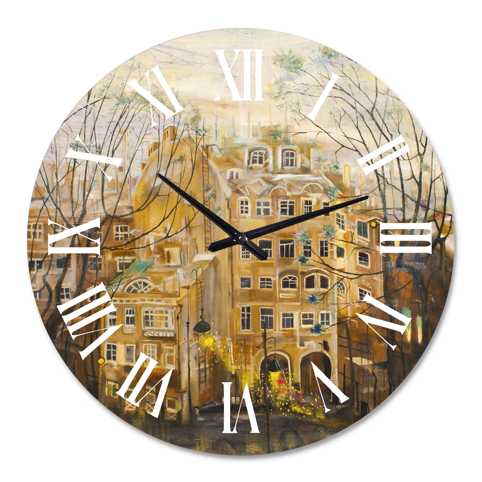 Designart 1 in Quartz Traditional Wall Clock
