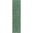 thumbnail image 3 of Unique Loom Davos Shag Collection Area Rug - Solid (2' 7" x 10' Runner Sage), 3 of 7