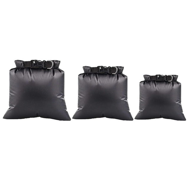 3 Uds Bolsa Flotante Camping Pesca Playa Canoa Impermeable Rollo Saco