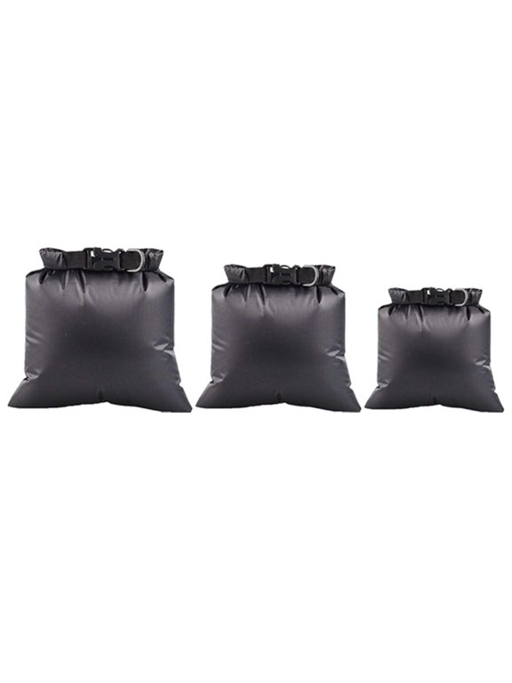 3Pcs Waterproof Roll Top Sack Bag Water Sports Rucksack Keep Gear Tote for Beach