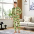 thumbnail image 3 of joogoo Highland Cattle Meadow Unisex Adults Onesies Pajamas Jumpsuits L, 3 of 7