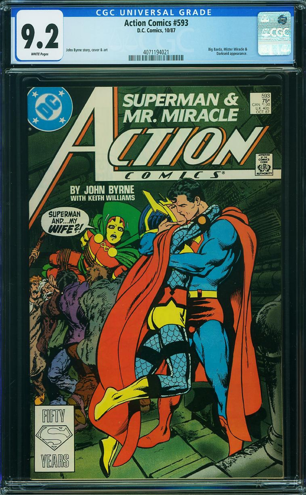 Cover of Action Comics #593