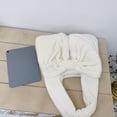 thumbnail image 2 of Bow-Knot Shoulder Bag, Top Handle Tote Bag, Plush Pleated Underarm Bag for Travel Work, 2 of 6