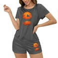 thumbnail image 5 of Uaswgudfs Women's Cotton Blend Pajama Set - Halloween Print, Elastic Waist, 5 of 7