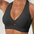 thumbnail image 1 of High-Performance Women's Sports Bras Breathable Padded Cups V Neck Back Design Fitness Tank Tops for Active Living, 1 of 5