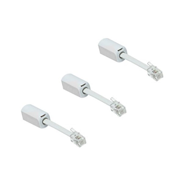 telephone cord detangler 3 pack extended rotating white phone cord detangler branded
