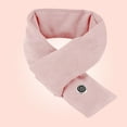 thumbnail image 2 of MIASHUI Electric Heating Scarf, USB Charging Neck Warmer, Winter Warm Scarf for Men and Women, Smart Heating Scarf for Outdoor Activities Pink, 2 of 2