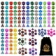 thumbnail image 1 of Surhugvy Dnd Dice Set 25 X 7 Dados poliédricos (175 piezas) para mazmorras y dragones Dnd Rpg Mtg Juego de mesa D4 D6 D8 D10 D12 D20 Dados de 25 colores con 1 bolsa grande de franela, 1 of 5