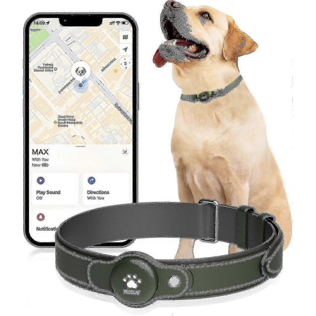 Gps Tracker For Dogs, 2 In 1 Pet Tracking Smart Collar (only Ios), Real-time Location/no Monthlyns B2416 - XC