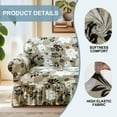 thumbnail image 4 of Eurhowing Stretch Sofa Slipcover, Elastic Sofa Cover, Universal Fit Furniture Protector with Skirt, Machine Washable, Pet Friendly, 3-Seater, 4 of 9