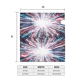 thumbnail image 5 of Lsque Blue Swirl Fireworks Mailbox Cover Standard Size ,Magnetic Mailbox Covers Post Wraps Letter Box Cover -25.5x21 in, 5 of 9