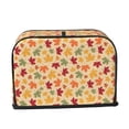 thumbnail image 7 of Rateoe Autumn Maple Leaves Pattern Toaster Covers 2 Slice Wide Slot,Bread Machine Cover,Bread Dust Cover & Fingerprint Protection,Appliance Covers, 7 of 7