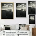 thumbnail image 4 of Designart "Desert Scenery In Black And White II" Meadow Canvas Art Print, 4 of 7