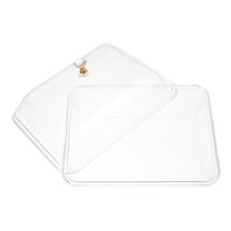 Tineasur Serving Tray Clear 1 Set 10.6X8.3X4.9in