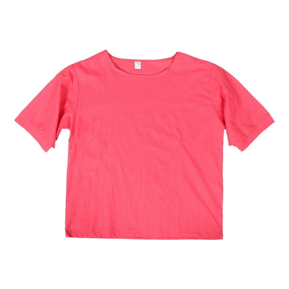 OUNONA Stylish T-Shirt Women Breathable Polyester 1Pack Pink