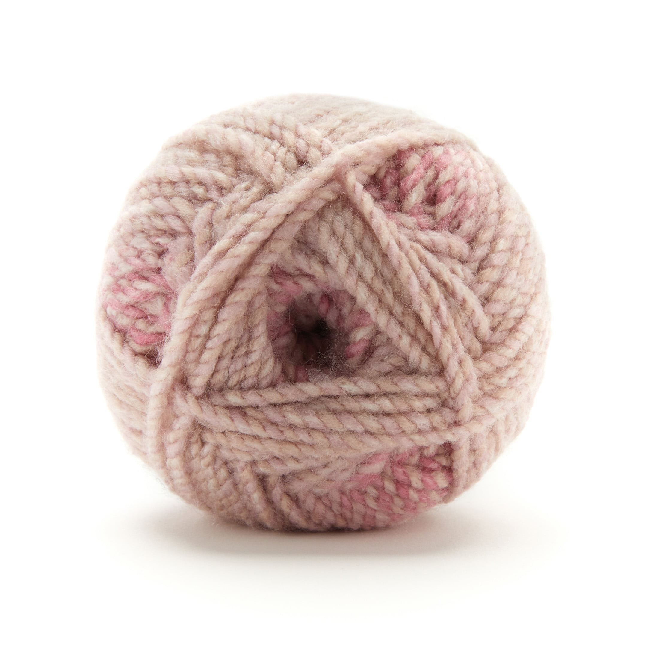 Impressions Yarn by Loops & Threads - Yarn for Knitting - Crochet - Weaving - and Arts & Crafts - Pink - Acrylic - 5.29 oz