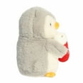 thumbnail image 3 of Aurora - Small Red Festive Stuffed Animal - 7" Pompom With Latte - PomPom Penguin, 3 of 4