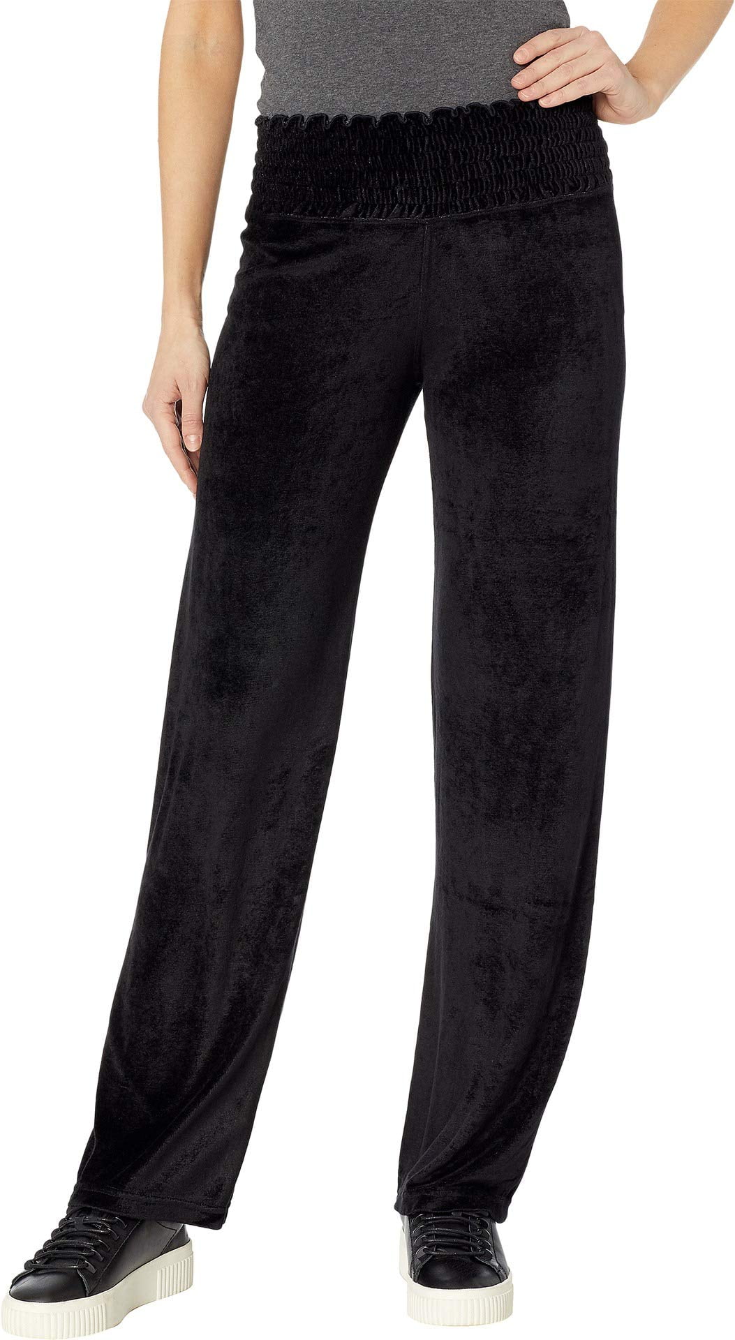 velvet pull on pants