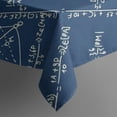 thumbnail image 5 of Math Equations Physics Diagrams Blue Pattern Square Tablecloth,Waterproof Square Table Cover,Wipeable Spillproof Washable Table Cover for Home Kitchen Party Decor 42"X42"(107x107cm), 5 of 6