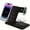 Black, variant on 3 In 1 Fast Charging Station, Folding Wireless Charger Stand For iPhone