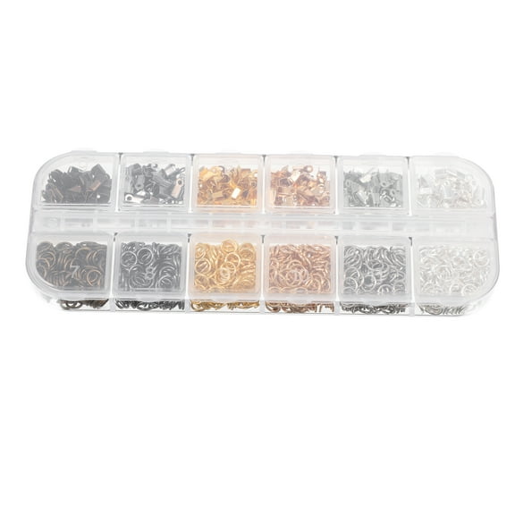 1 Box of Jewelry Findings Kit Lobsters Clasps Jewelry Earring Making Jump Rings