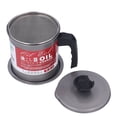 thumbnail image 4 of Contenedor De Grasa De Acero Inoxidable De 1,4 L, Filtración De Aceite De Doble Uso, Contenedor De Aceite De Cocina Resistente Y Duradero, 4 of 7