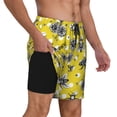 thumbnail image 2 of Fotbe Honeybee Traje de Baño para Hombre – Shorts de Natación de Secado Rápido con Forro y Bolsillos-Large, 2 of 6