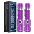 thumbnail image 1 of Linterna táctica Banral K518 recargable USB-C púrpura x2, 1 of 9