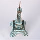 thumbnail image 5 of EeaseMX Rompecabezas de madera 3D de la Torre Eiffel, juguete educativo, rompecabezas divertido para niños (azul), 5 of 7