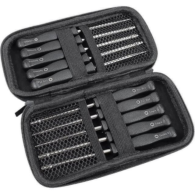 (Juego de 10 piezas) Herramienta de ajuste de carburador con estuche, herramienta de ajuste de afinación para cortadora de motor común de 2 ciclos pequeños Eater