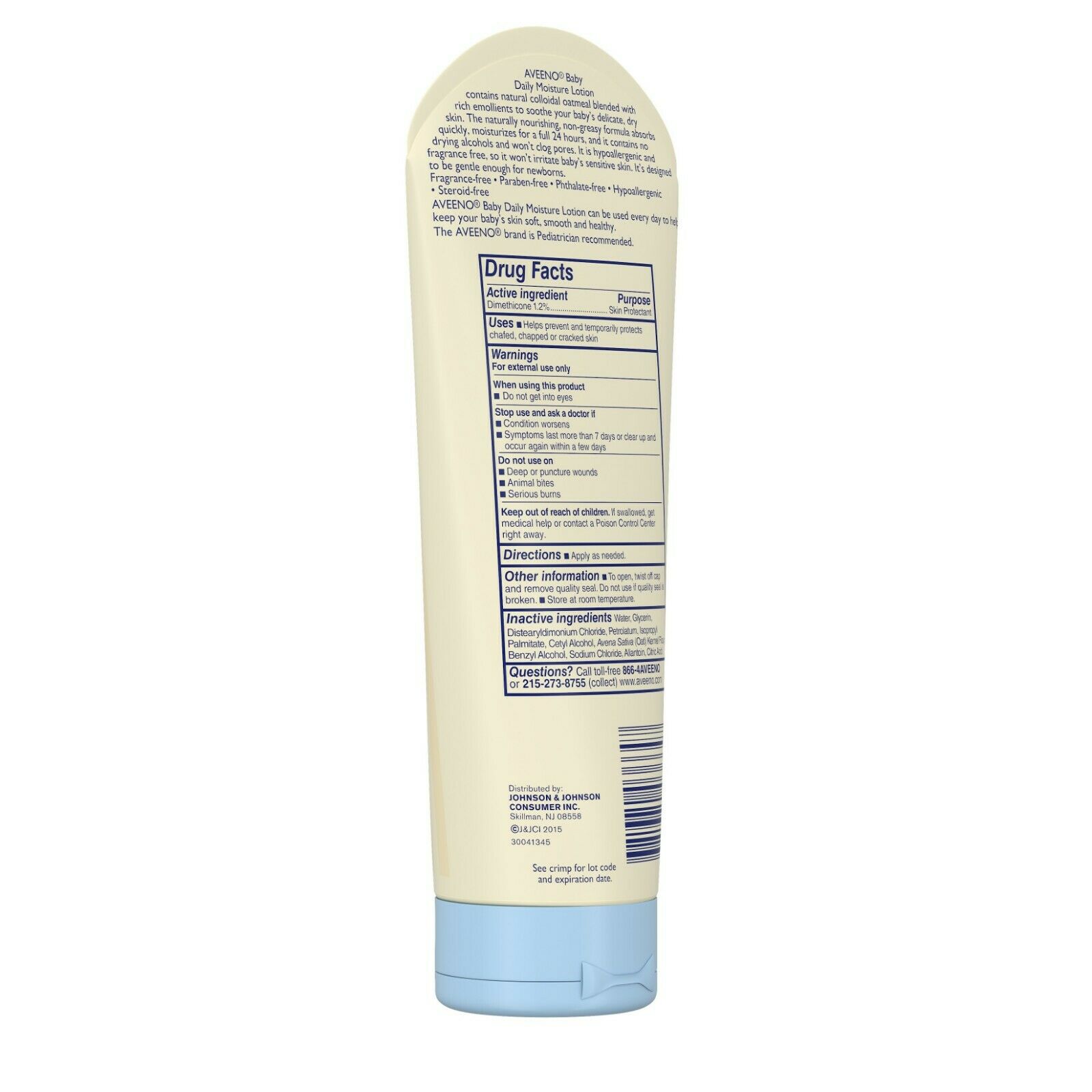 Aveeno Baby Daily Moisture Lotion, 8 Oz photo 7