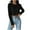 Black, variant on cfhntfmh Womens Long Sleeve Ribbed Shirts Crop Going out Tops Slim Fit Round Neck Knit Sweater Fall Fashion Outfits for Women