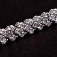 thumbnail image 5 of Sylvtty Chain Cubic Elegant Woman Zircon Rhinestone Inlaid Bangle for Daily Wear, 5 of 8
