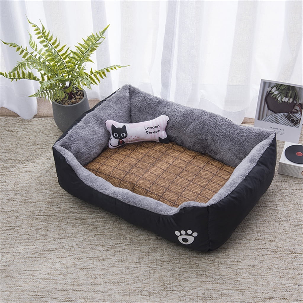 ZBH 4 in 1 Dog Bed, Dog Beds for Large Medium Dogs, Rectangle Washable Dog Bed Comfortable and Breathable Large Dog Bed, Pet Bed