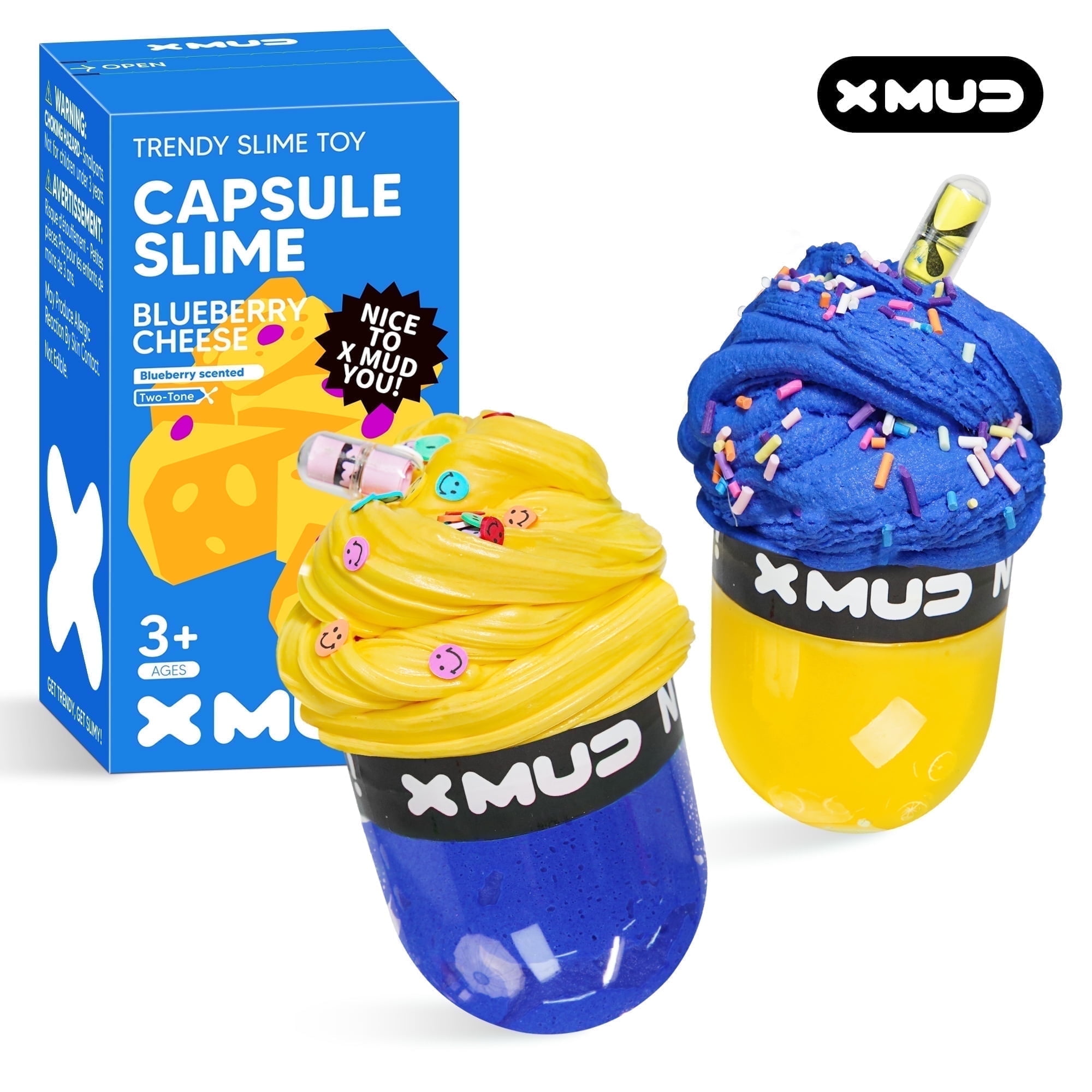 XMUD Capsule Slime Gemki Melon 1 PCS Stress Toy for All Ages